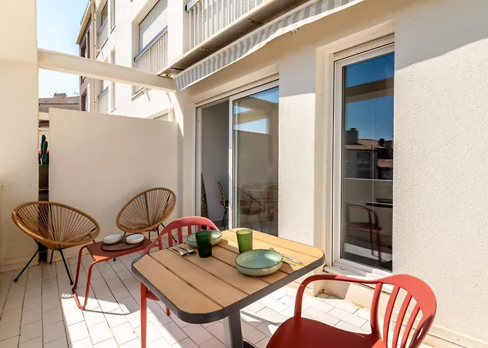 아파트 Jungle Terrasse Vue Port Wi-fi, Clim, Linge & Menage Inclus
