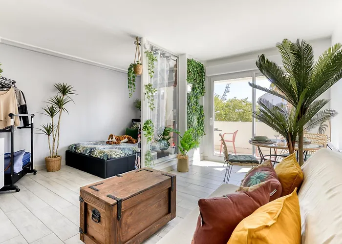 Jungle Terrasse Vue Port Wi-fi, Clim, Linge & Menage Inclus 아파트